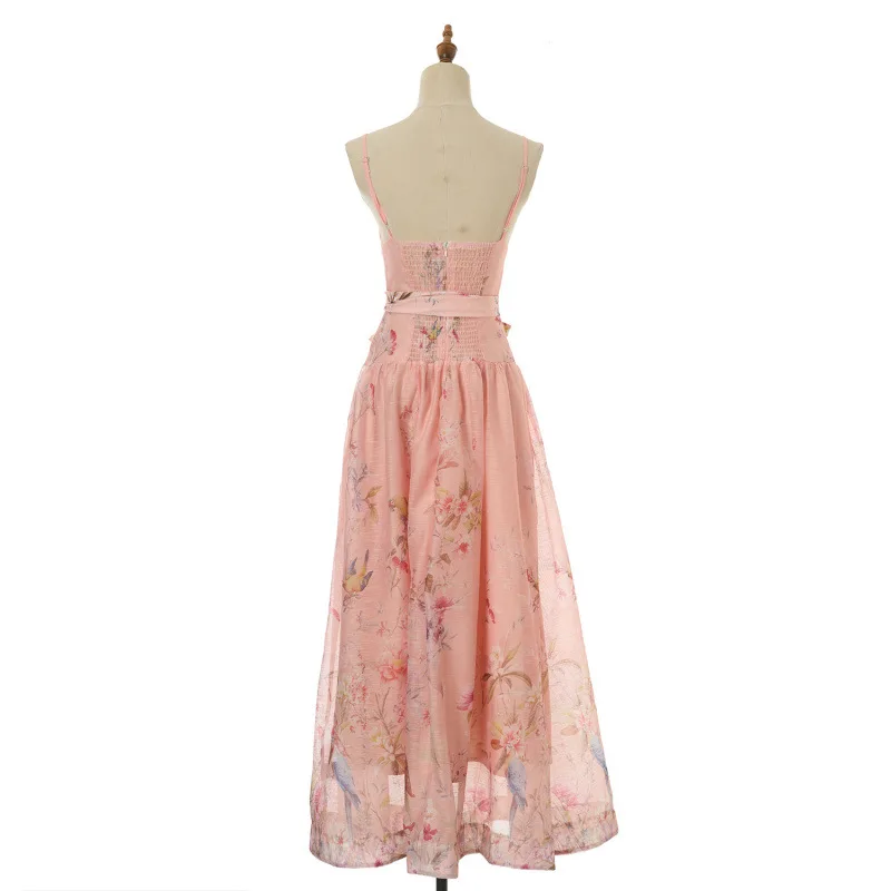 Taille haute Midi Dr Street Sle Vaion Collection coupe ajustée t-shirt couleurs personnalisé imprimé robe à bretelles femme Faion