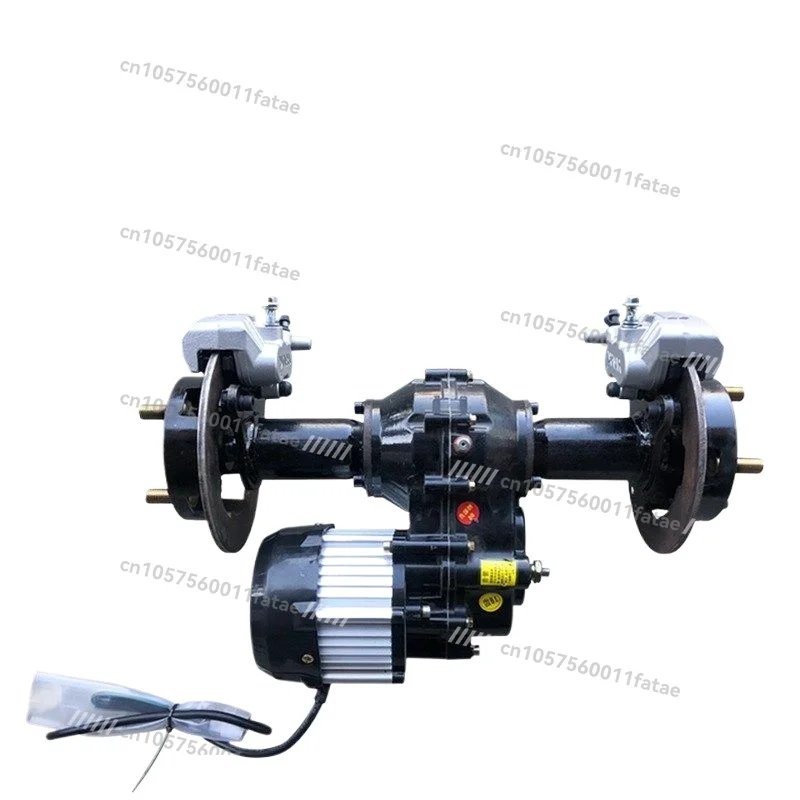 Electric Tricycle, Four-wheeler, Disc Brake, Rear Axle, Integrated Low-power Motor Axle