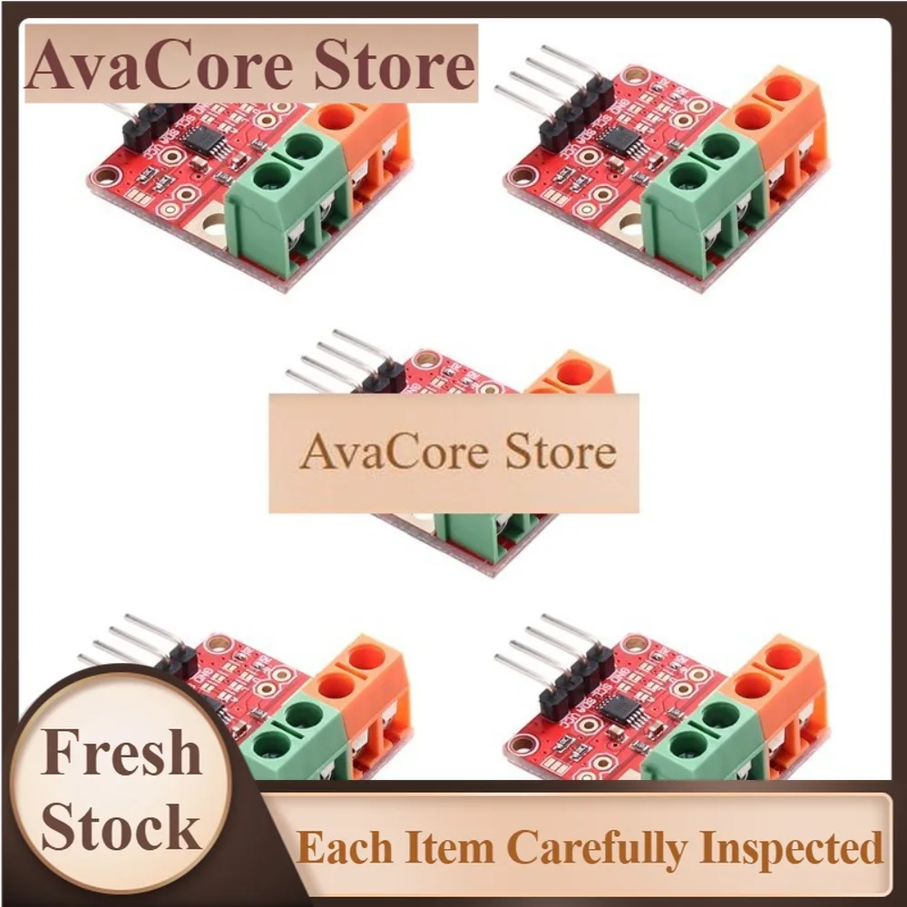 AvaCoreINA228 Voltage Current Module 5 Pieces Bi-Directional Zero-Drift Breakout Board Current Voltage Monitoring Sensor Module