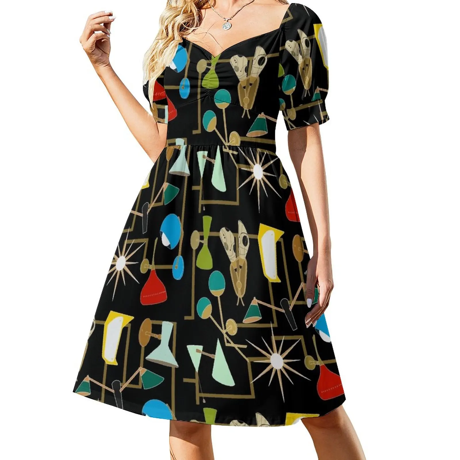

Light It Up Sleeveless Dress Aesthetic clothing Summer women's clothing elegant guest wedding dress clothes