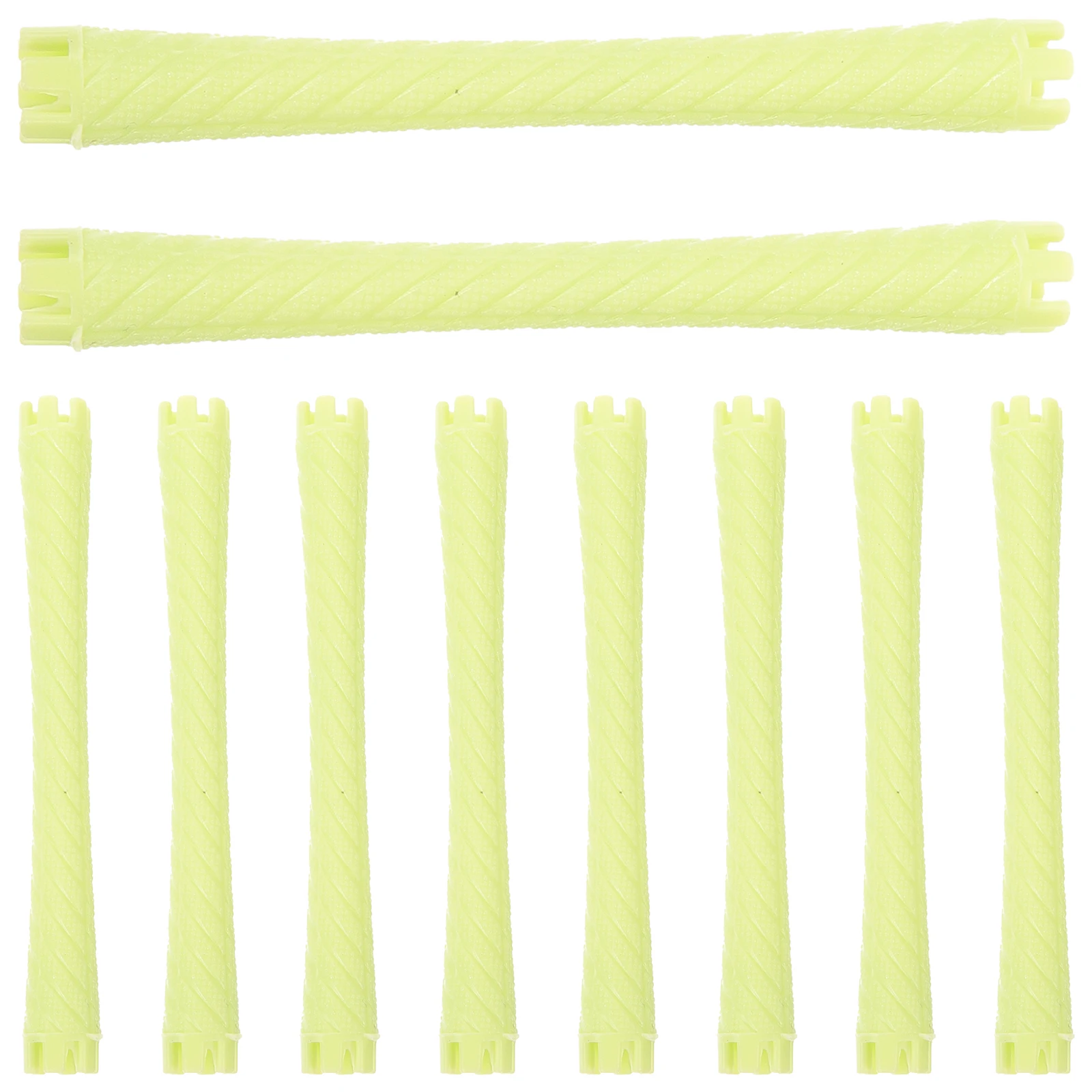 

10 pcs Curlers Perm Rods Plastic Travel Size Rollers for Short Hair Women Flexible Tools Mini Curly Bar Hair Styling Accessories