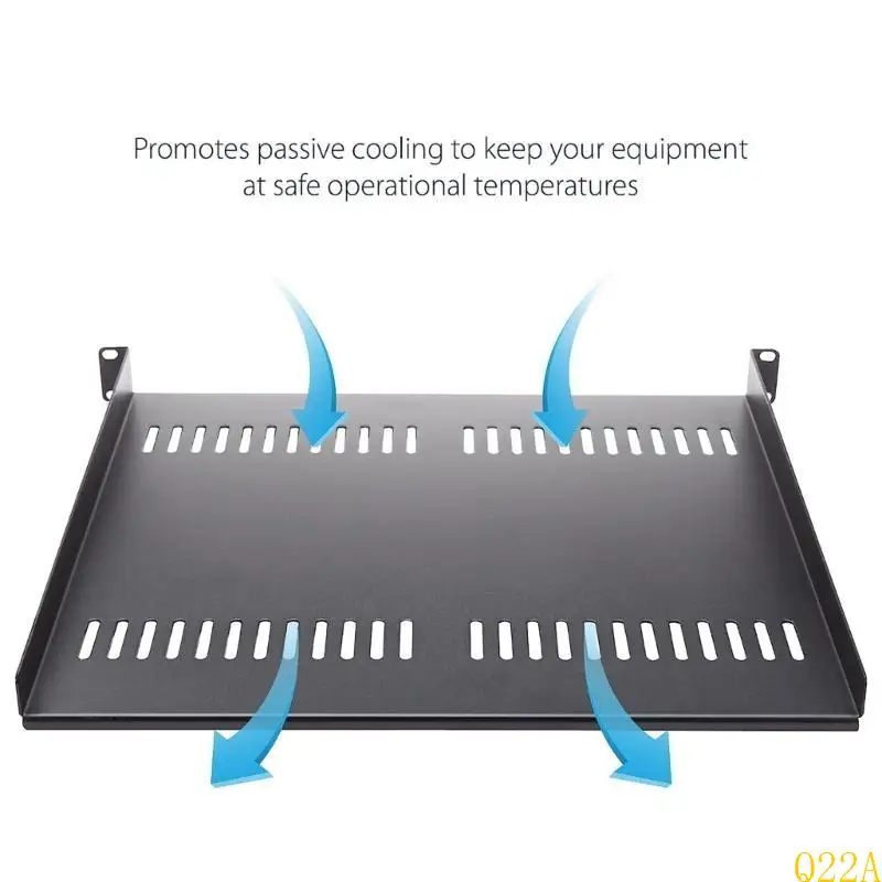 Q22A 1U Server Rack Universal Vented Tablett für 19 -Zoll -Rack & Kabinett