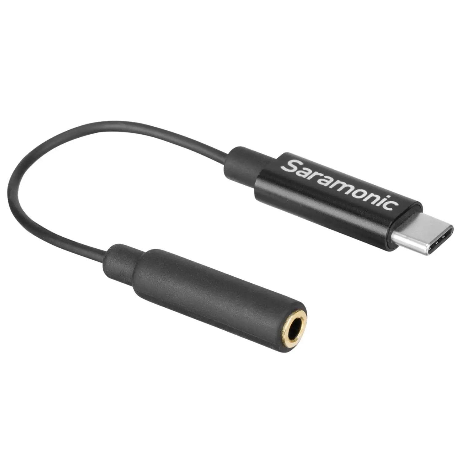 Saramonic SR-C2003 6cm 3.5mm TRS Female to Type-C Male Microphone Audio Adapter Cable for Android Cell Phone PC USB-C Devices view 5