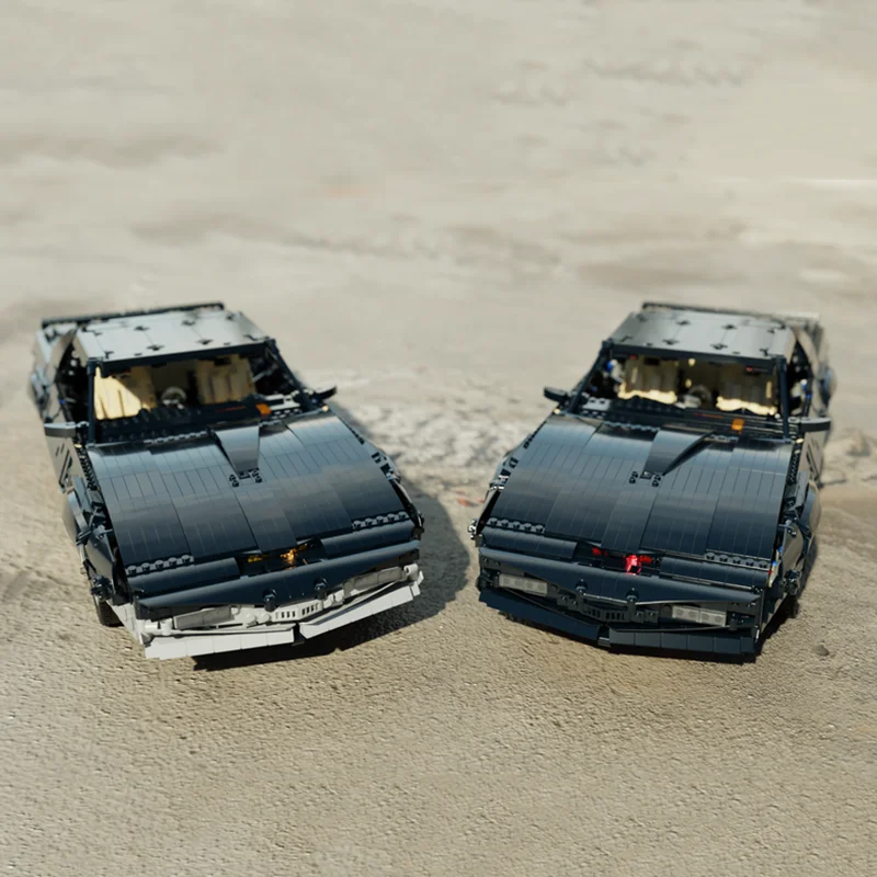 فيلم سيارة نموذج Moc قوالب بناء فارس رايدر KITT بطل السرعة التكنولوجيا وحدات كتل هدية الكريسماس هدية الكريسماس #2