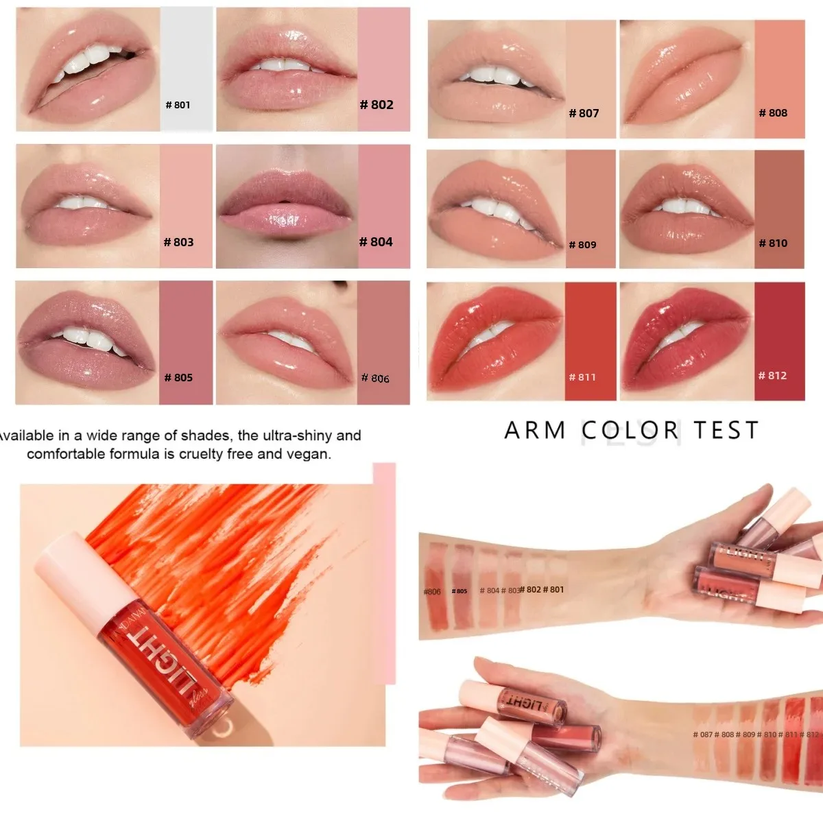 12-tinten spiegeleffect lipgloss hydraterende lange slijtage jelly honing lippenbalsem dames make-up cosmetische opvullende glanzende