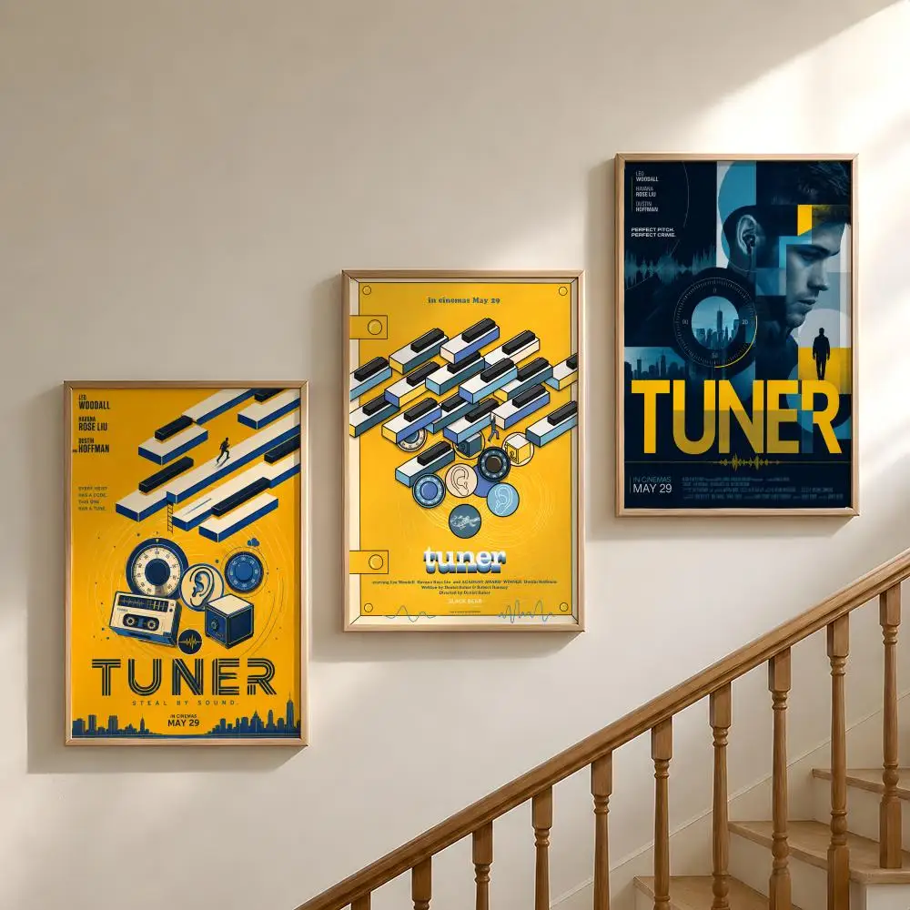 Film T-Tuner Piano Thriller Poster Waterproof HD Modern Peel And Stick Wall Decor Bedroom Living Room Dorm Office