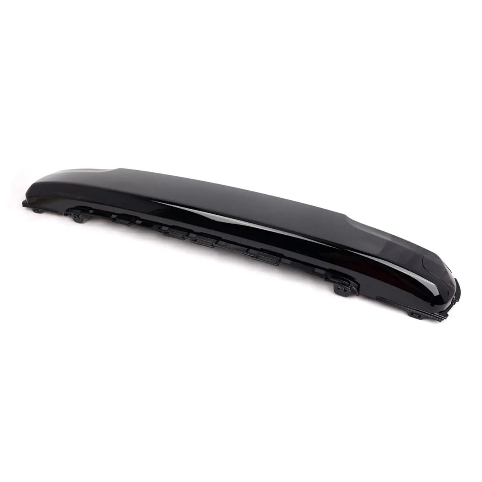 

Durable License Plate Holder Black Front Bumper Decor Easy Install Plate Deck for Custom Car Numbers