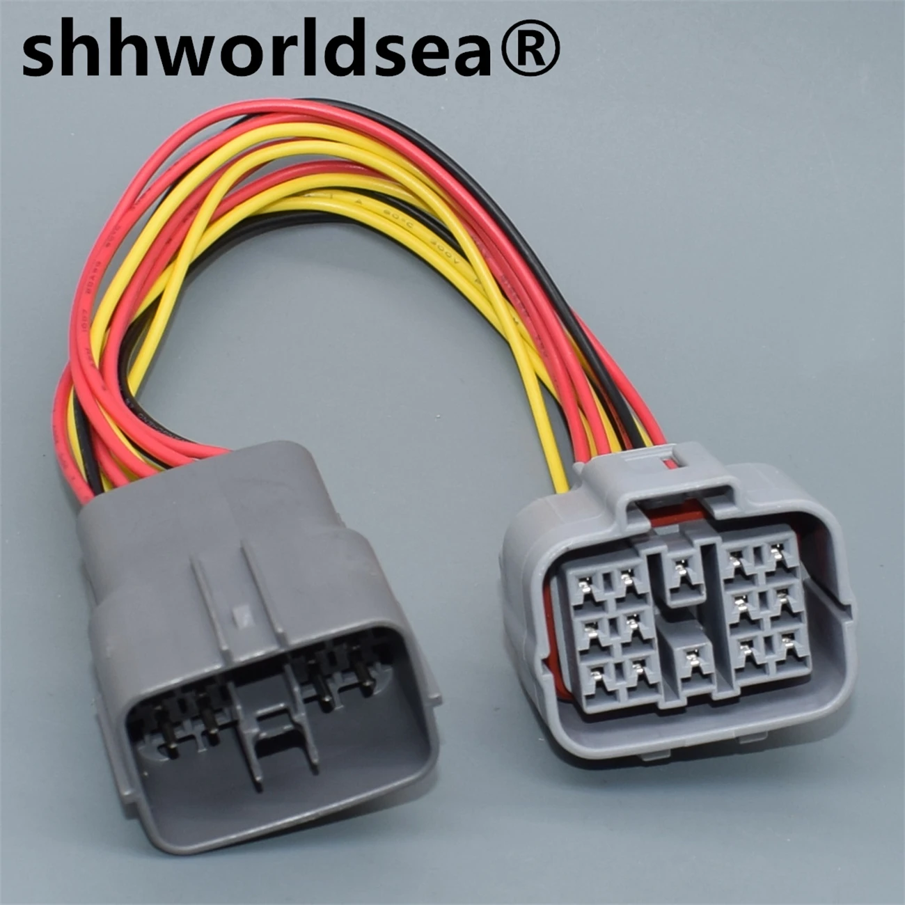 

shhworldsea 14 Hole/Way 6189-7262 6181-0629 Female Male Car Headlight Light Wire Harness Cable Wiring Connector For Mazda