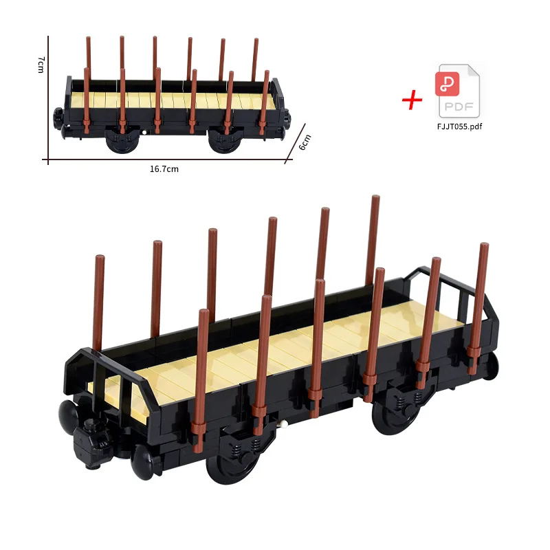 MOC Città Idea Tecnica Treno Base Ferrovia Acido Solforico Cisterna Auto Veicolo Carrozza Building Blocks Mattoni Bambini Giocattoli FAI DA TE Regali