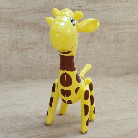 PVC inflatable giraffe animal children's inflatable toy cute sika deer animal doll