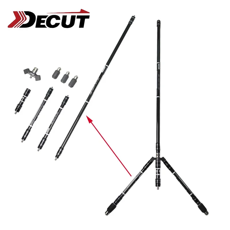 DECUT CROWN Bow Stabilizer 1 Set Archery Carbon Balance System for Recurve Bow Balance Bar Rod Shooting Bow Accessory