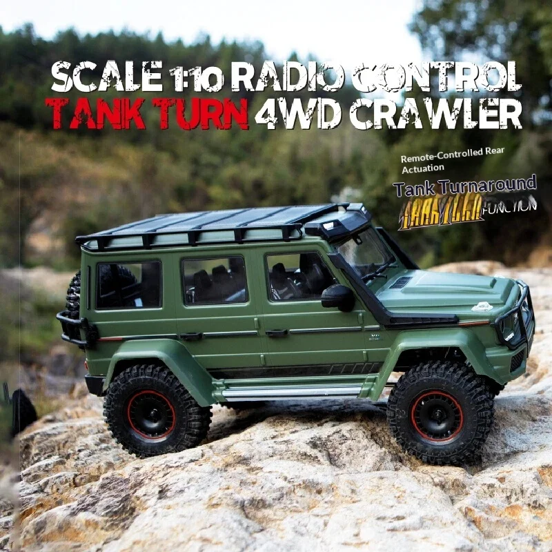YIKONG YK4106PRO V2 1/10 4WD RC Crawler Tank‑Turn Feature Remote Control Off‑Road Simulation Hobby Vehicle Model For Adult RC