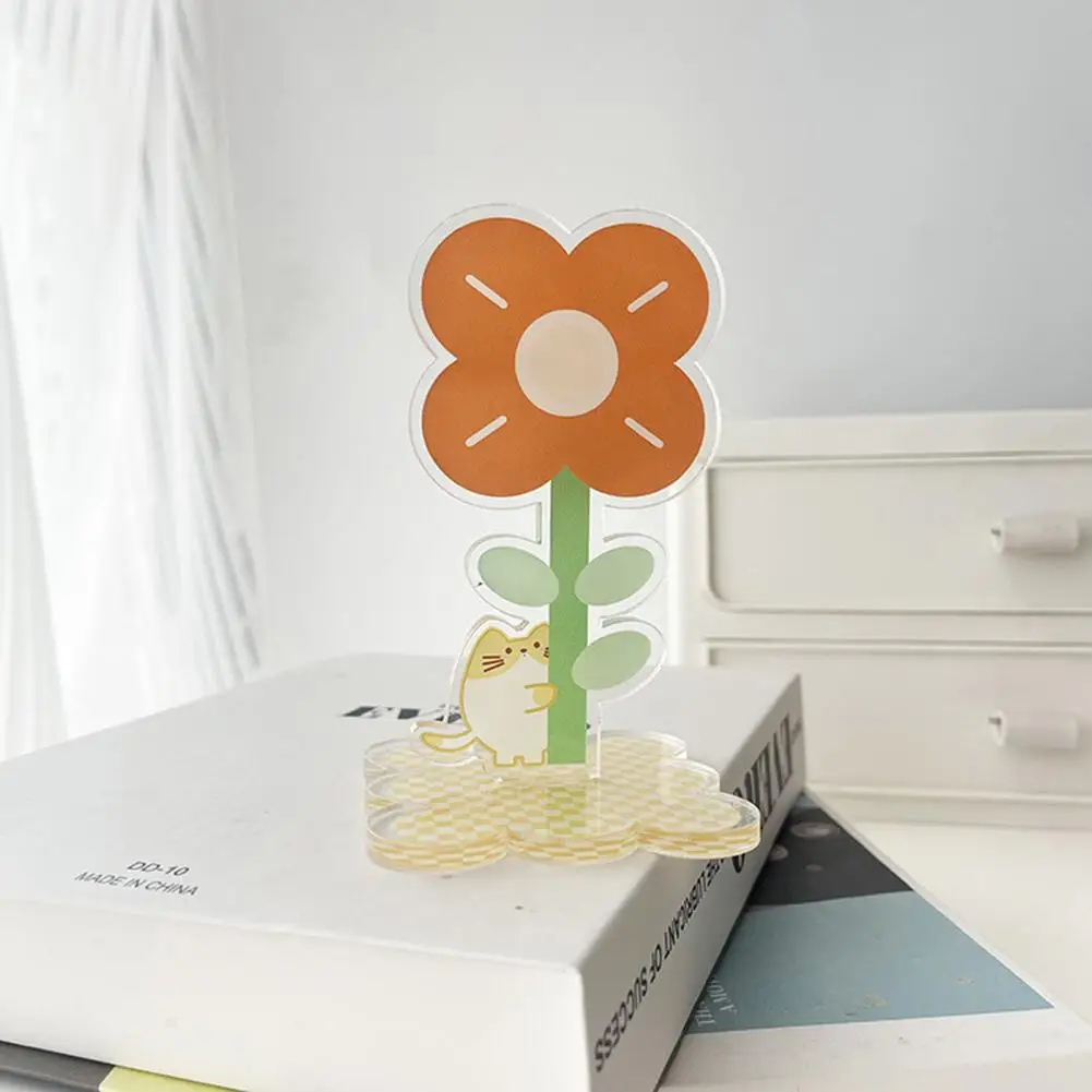 フラワーシェイプ漫画メモホルダー、デスクペーパークリップ、装飾用クリップタイプ、ホームオフィススタンドを整理