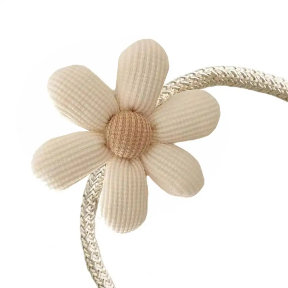 Versatile Curtain Tieback Boho Flower Curtain Tiebacks Stylish Decorative Drapery Holdbacks Elegant Curtain Ties for Room