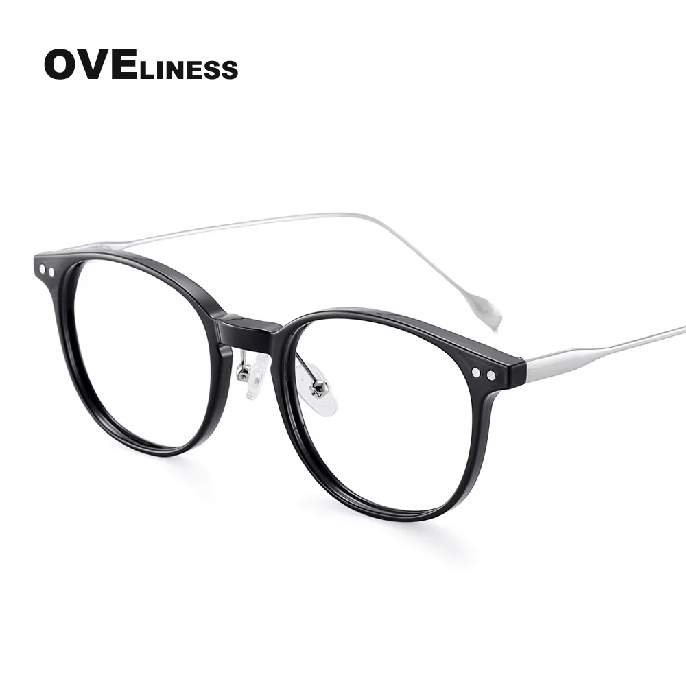 

Fashion Retro eyeglasses frames Round Glasses Frame for Women Men Vintage Myopia Prescription glasses Korean eyewear Spectacles