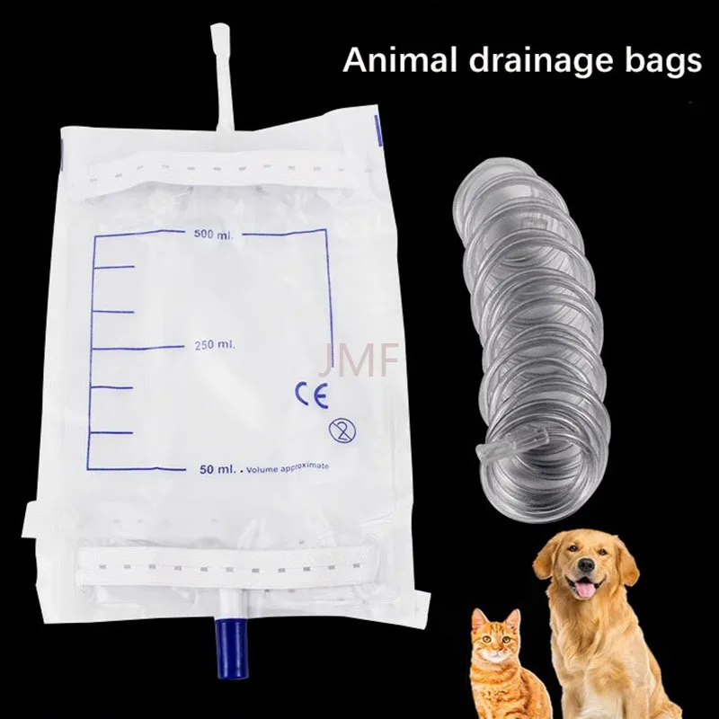 Animal Drainage BagsCat and Dog Urine BagsAnti-Reflux Urinary Drainage BagsVeterinary Supplies