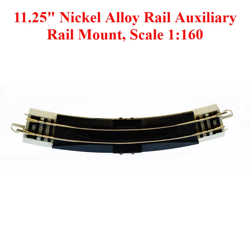 

N Scale Track Accessories Concrete Sleeper Track Laying Aid Electrified Curved Track Realistic Model Train Nickel Alloy