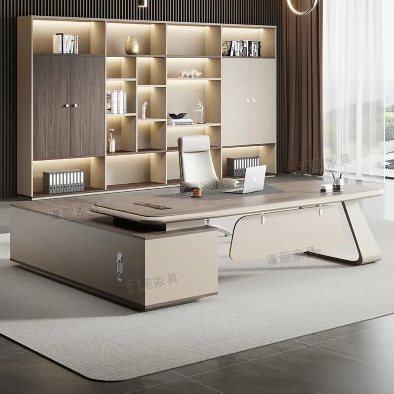 for Desk Boss Table Simple Modern Class Desk Office Table Office Desk Chair Combination Manager Table President Table