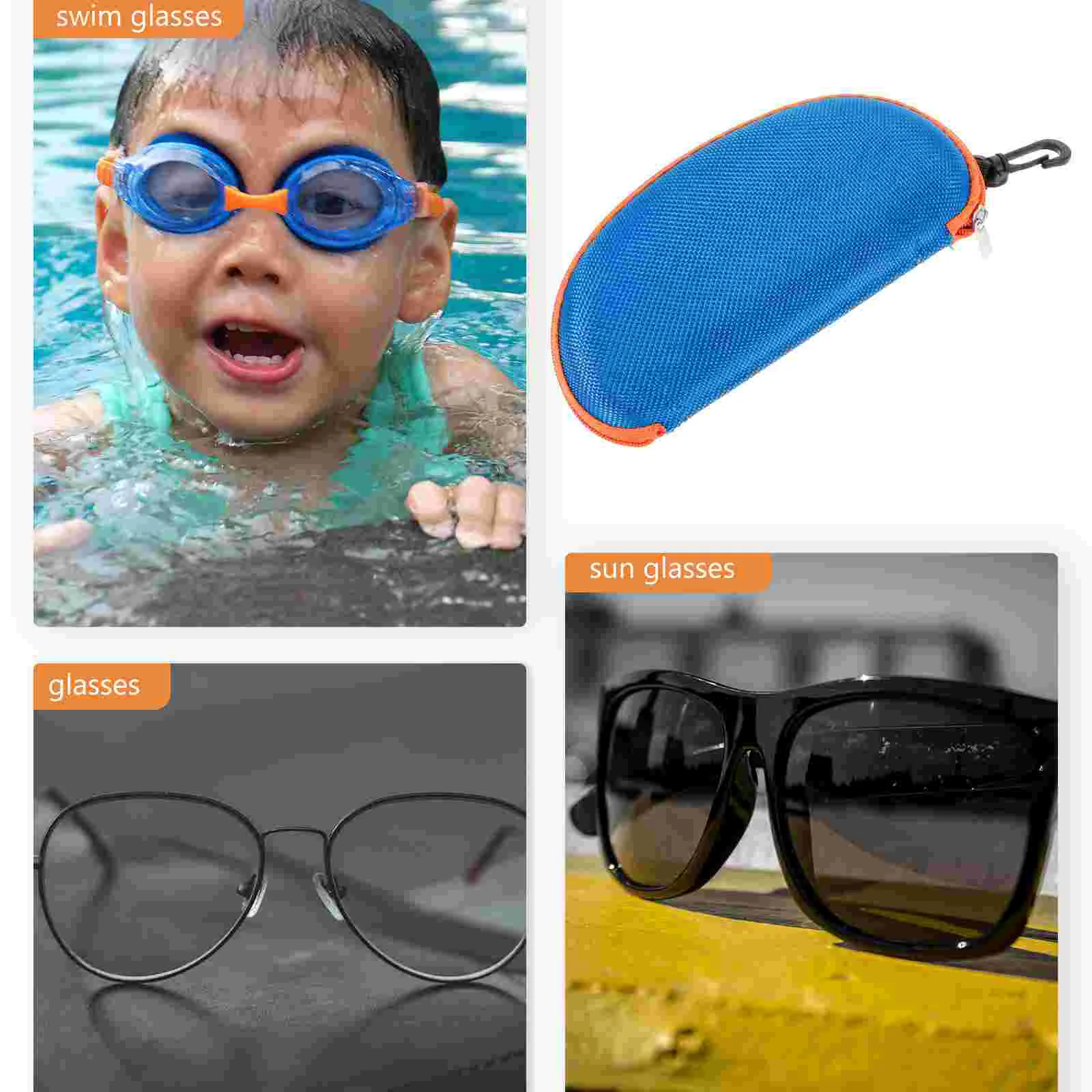 Glasses Storage Box Sunglasses Swim Goggle Case Cases Accessories for Swimmers Eva Organizer Man Holder