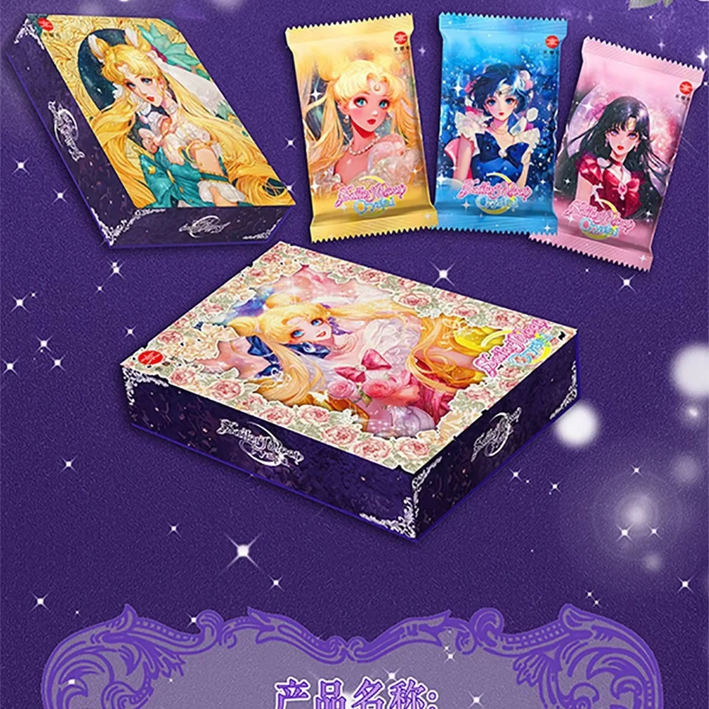 

Sailor Moon Cards Anime Trading Booster Box Vol.4, Usagi Tsukino Rare Foil Collectible Cards, TCG CCG Card Game for Fans