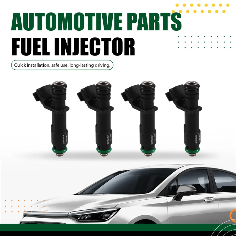 

For BEI QI Changan 1.5 Compatible 4Pcs Fuel Injector Nozzles LDA-P19A Fuel Injection System