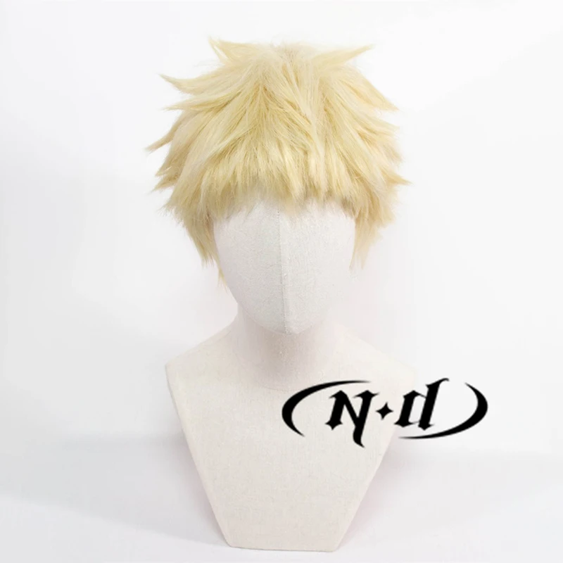 ND Kei Tsukishima Cosplay Wig Hairpiece Haikyu Anime Cosplay Hair Wigs for Comic Con Coser Costume Theme Party Heat Resistant