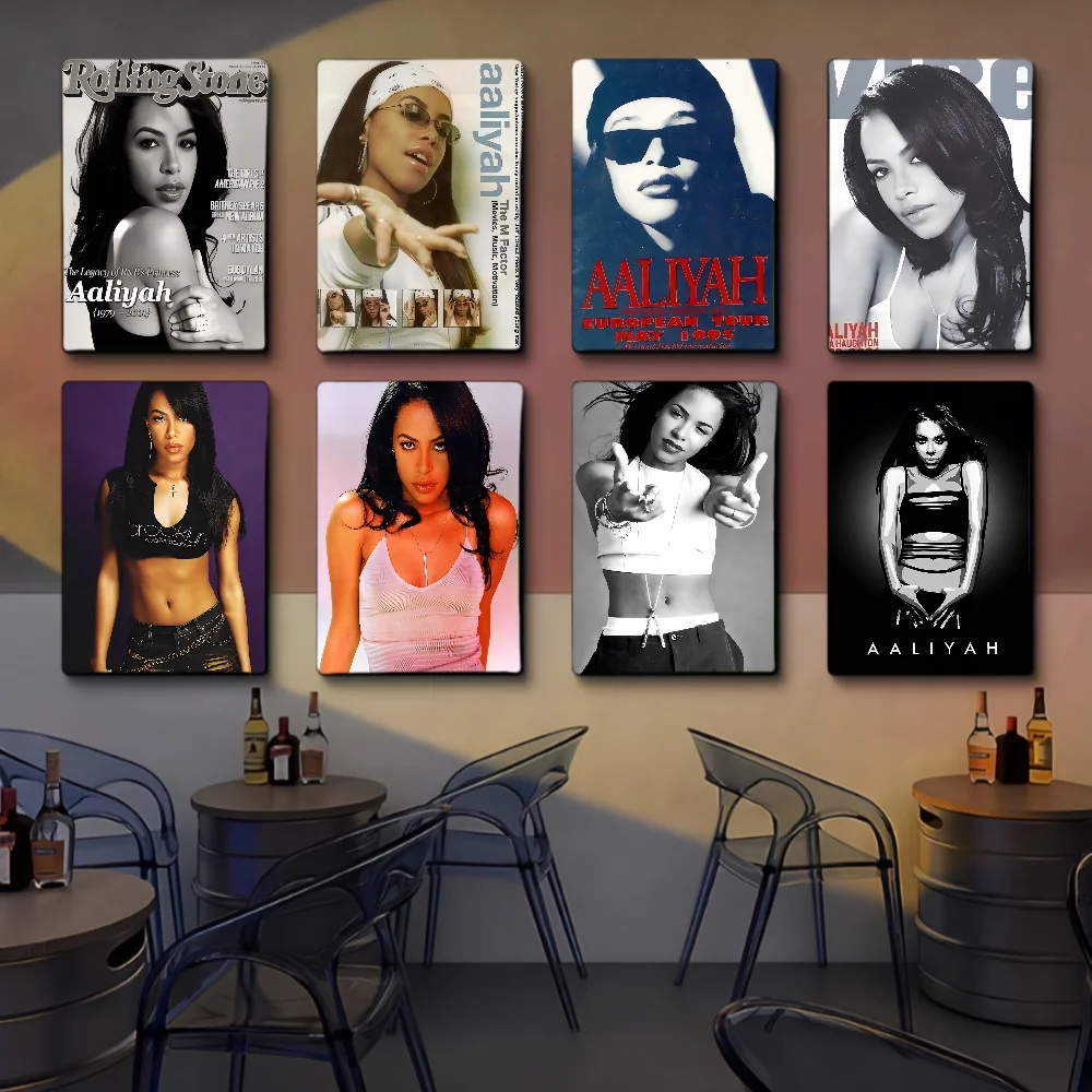 Singer A-Aaliyah Classic Movie Posters HD Quality Poster Wall Art Painting Study Nordic Home Decor