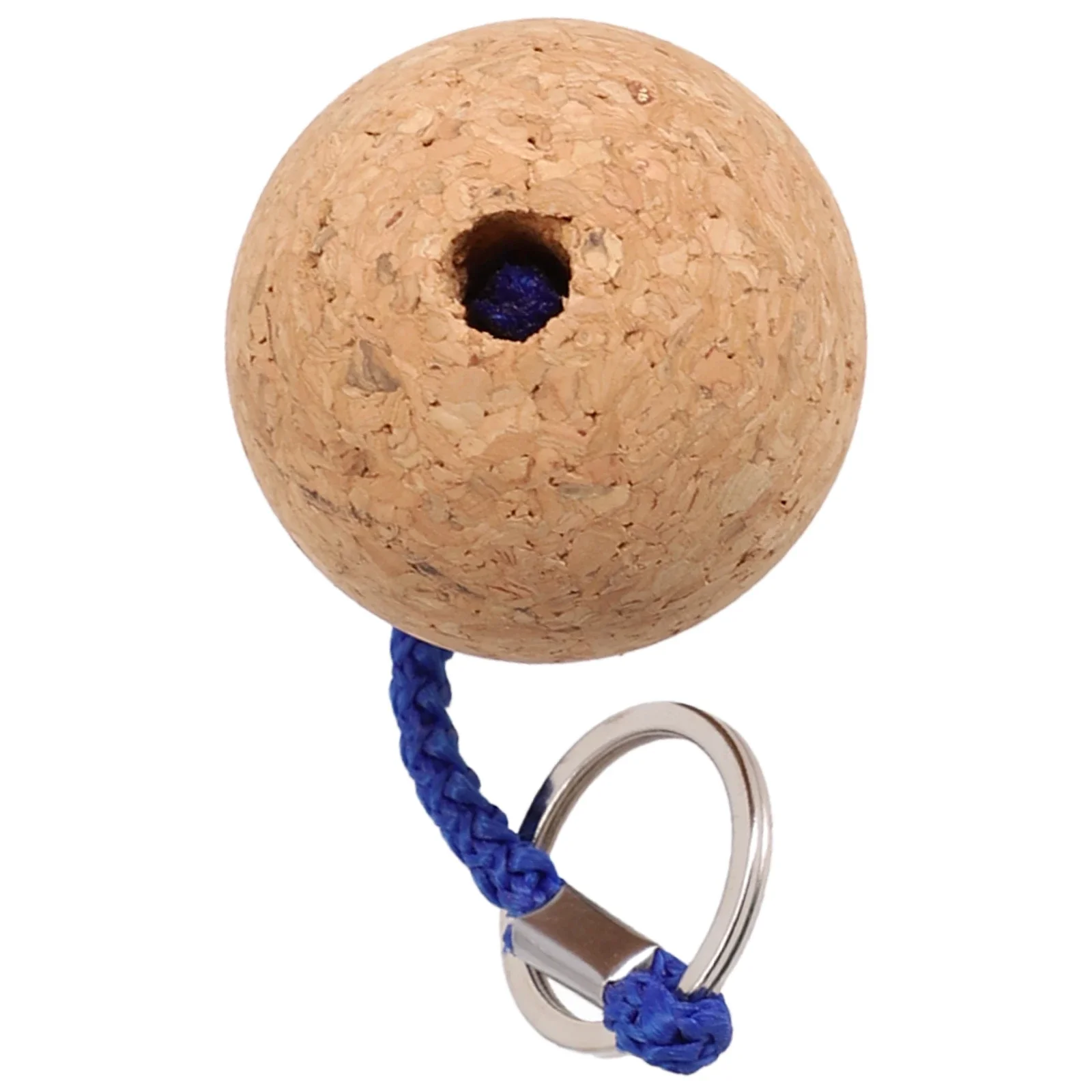 2 Stück 50 mm schwimmende Korkkugel-Schlüsselanhänger, Segelboot-Schwimmkörper, schwimmendes Seil, ultraleichter Holz-Schlüsselanhänger, Kajak-Zubehör – Detail 21
