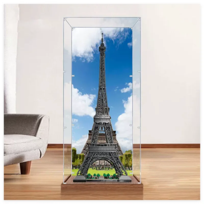 Подходит для акрилового демонстрационного бокса Lego 10307 Paris Eiffel Tower (набор Lego в комплект не входит), демонстрационный бокс 60×60×155 см.