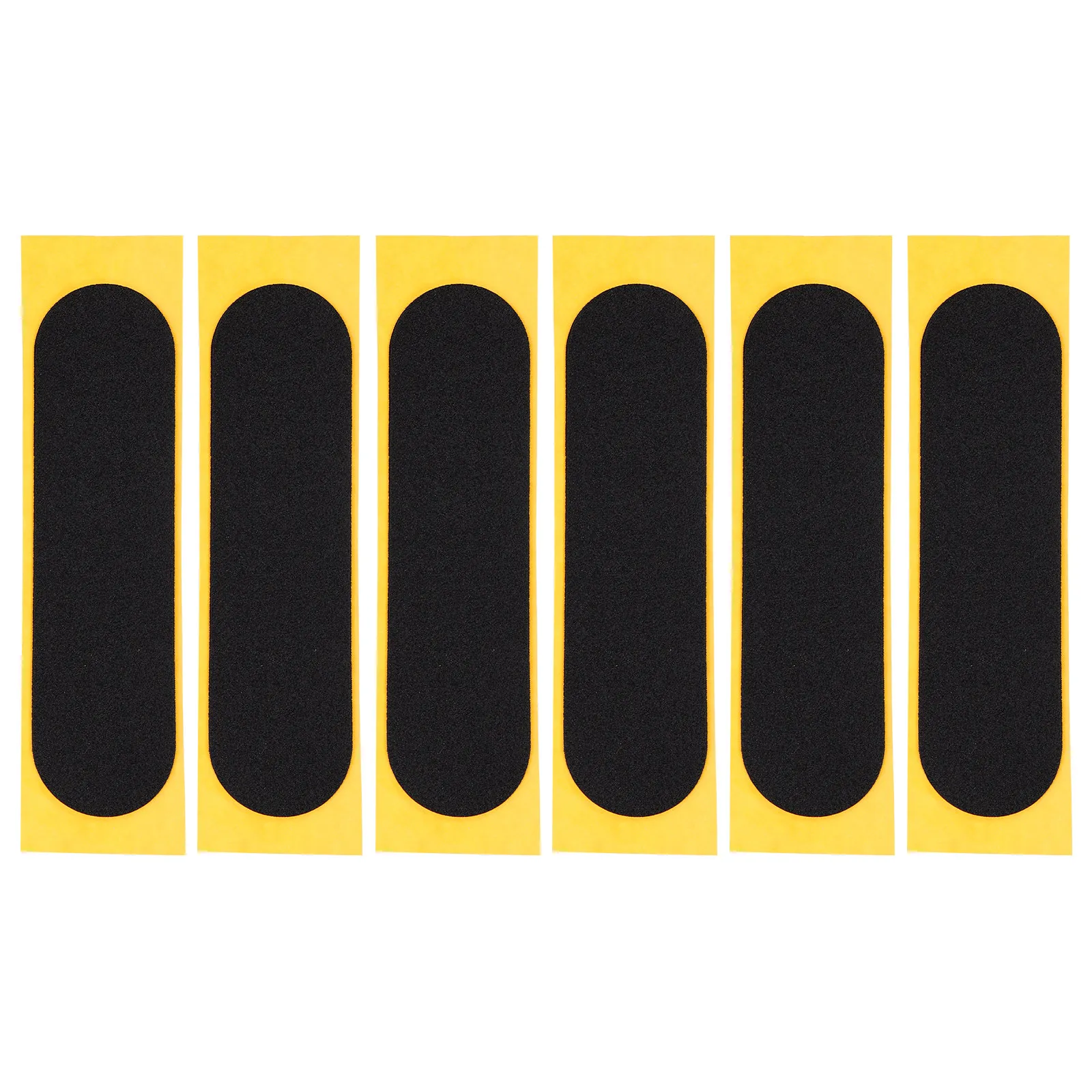 6Pcs Black Finger Skateboard Grip Tape Made of Soft Foam Non- Adhesive Control Durability and Daily Play