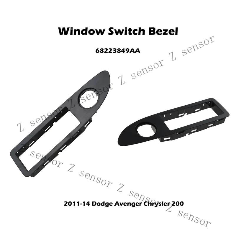 Z+ Left Driver Side Door Window Switch Bezel For Chrysler 200 Dodge Avenger 2011-14