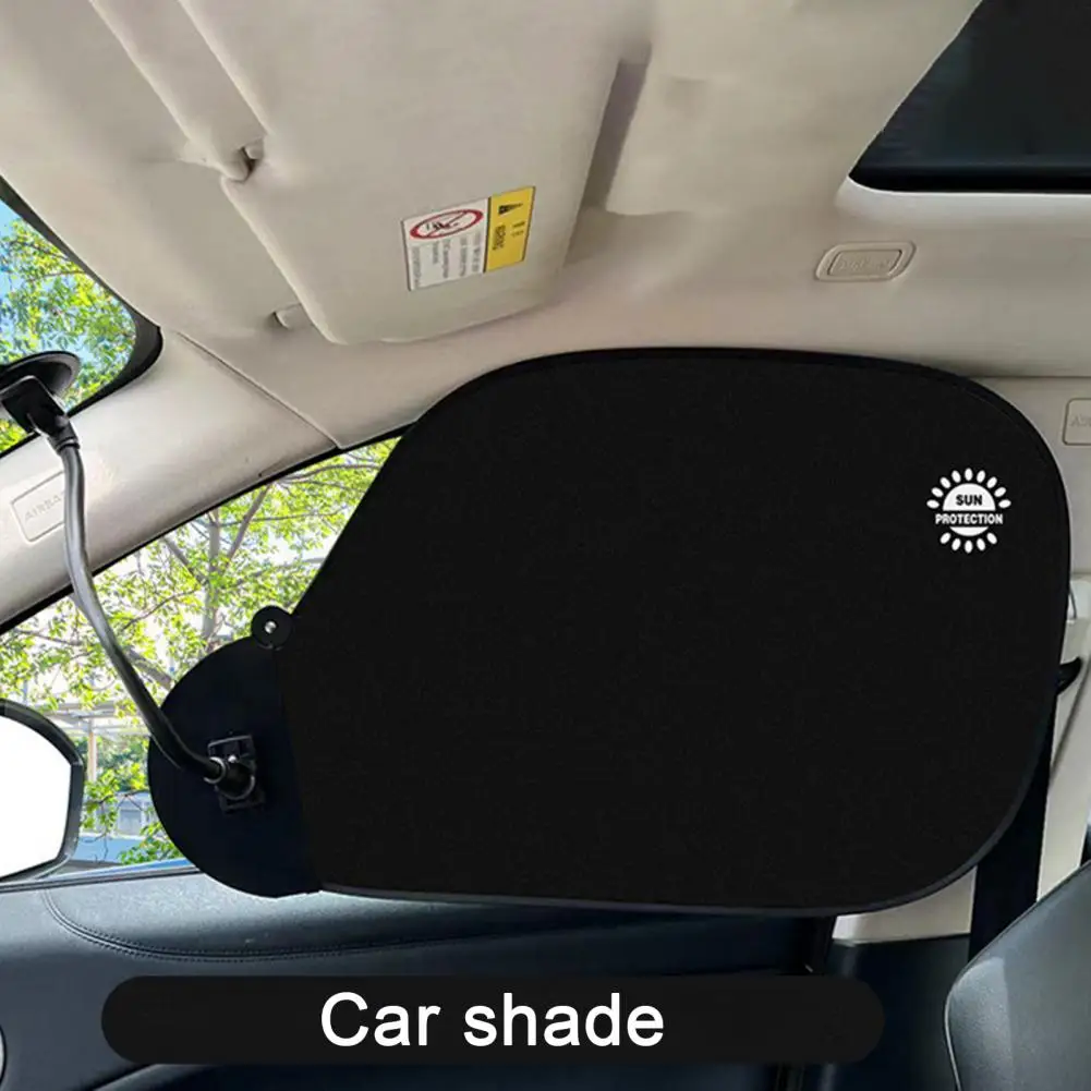 ม่านบังแดดรถยนต์ ม่านบังแดดหน้าต่างด้านข้างรถยนต์สากลพร้อมมุมปรับได้สําหรับยูวี ติดตั้งง่าย พรีเมี่ยมสําหรับรถยนต์
