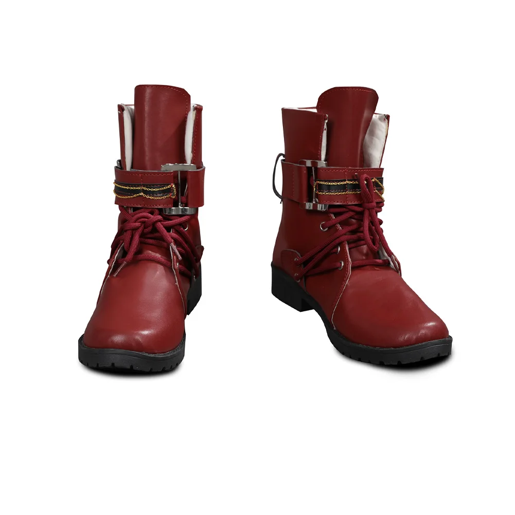 Tifa Lockhart Cosplay Shoes Boots Final Fantasy VII Remake Halloween Carnival Part