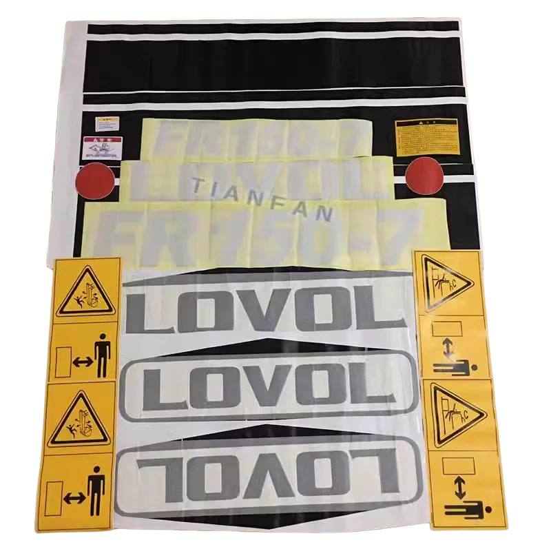 

Предупреждающие наклейки для экскаваторов для моделей Revo 60, 65, 70, 75, 85, 150, 200, 170 240-8 Наклейки безопасности для тяжелого оборудования