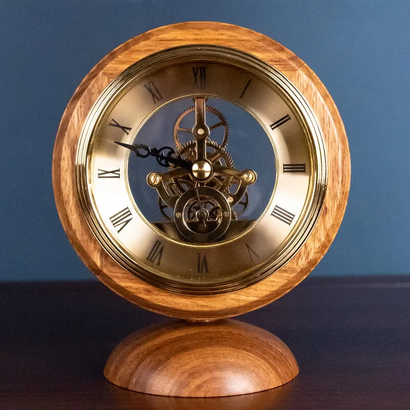 Retro Table Clock Mechanical Desk Clocks Aesthetic Desktop Watch Decorative Watches Living Room Decoration Interior Accessories