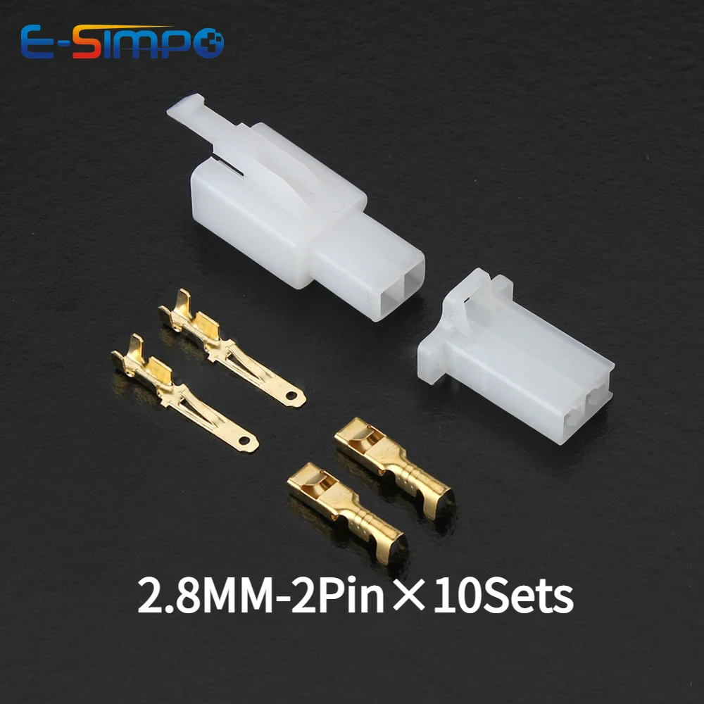 10Set 2.8mm DJ7021A 2/3/4/6/9 Pin Automotive Electrical Wire Connector Male Female Cable Terminal Plug Kits Motorcycle Ebike Car