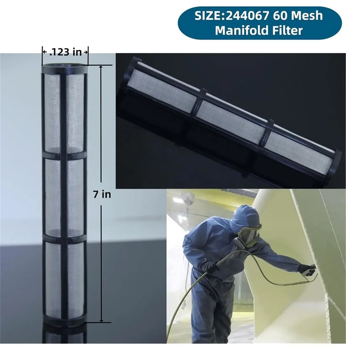 181072 244067 287032 Airless Filter Screen Set Compatible with Paint Parts 695 795 1095 1595 3900 5900