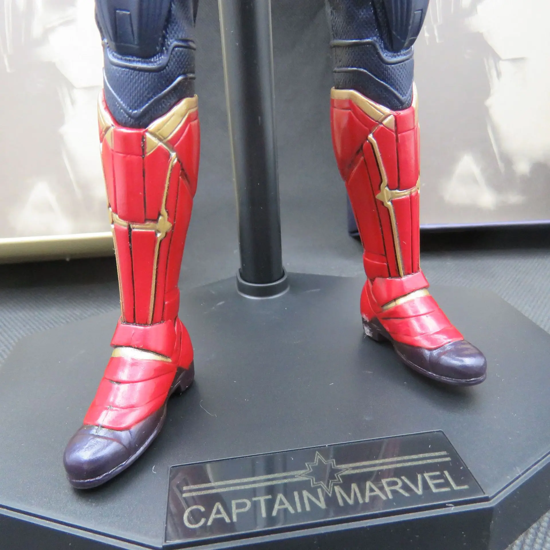 Figurka filmowa Kapitan Marvel, model akcji z PVC, statuetka, zabawka, lalka, dekoracja na biurko, przedmiot kolekcjonerski, prezent, w pudełku