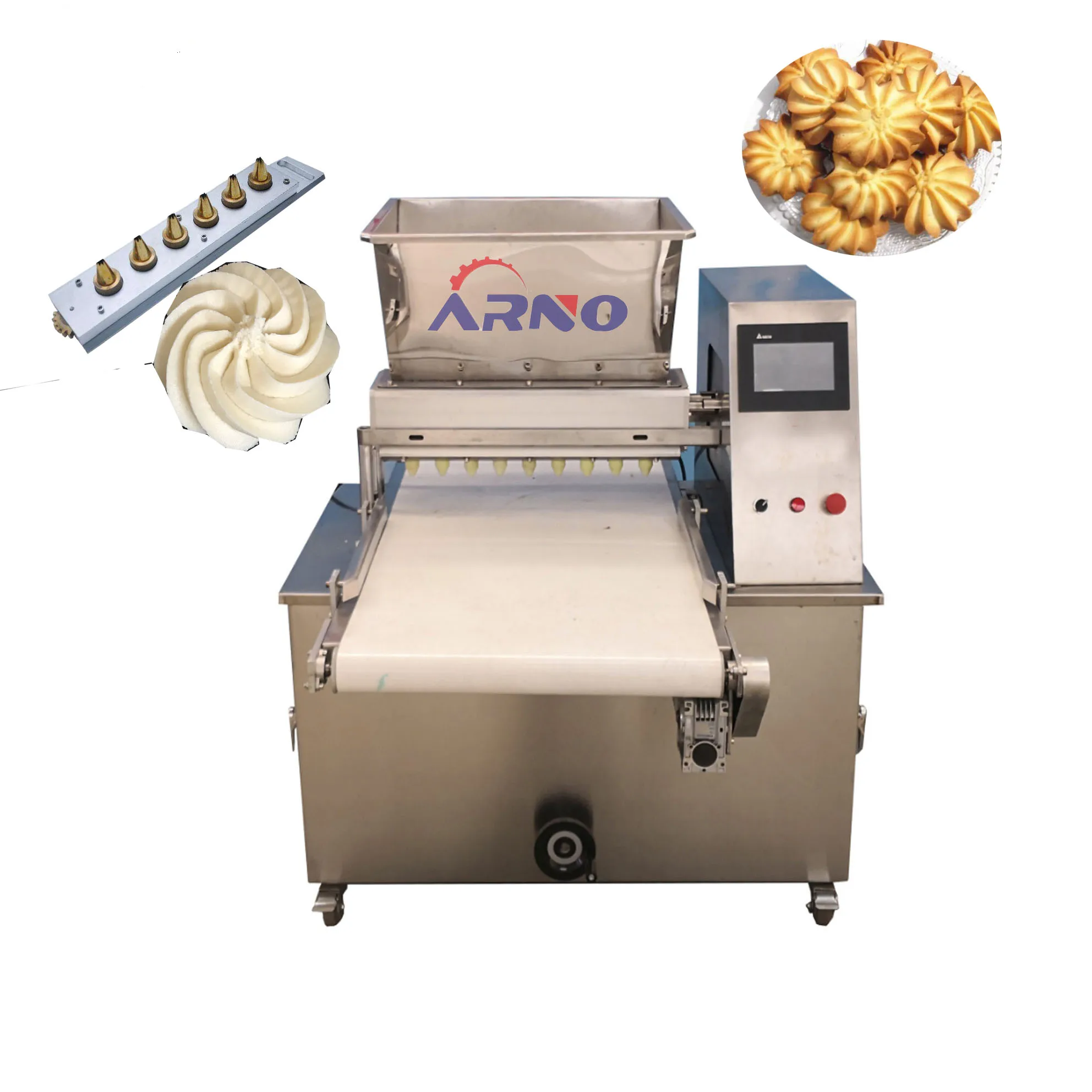 chocolate cookie forming shaping machine customized cookie shaping machine for sale