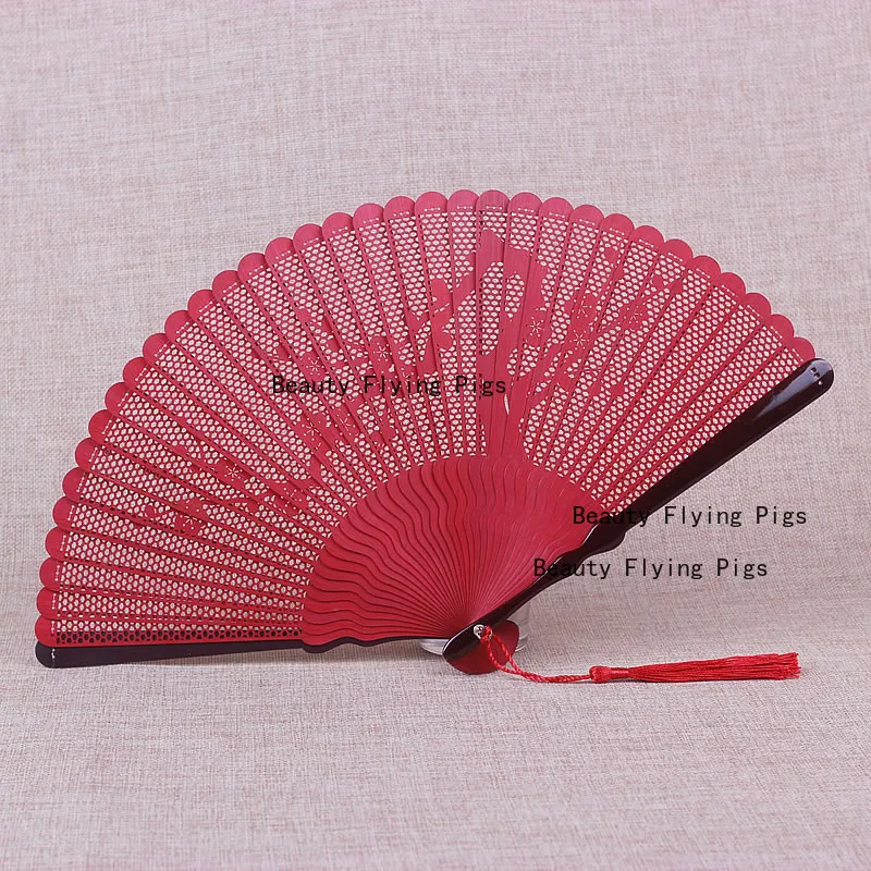 

1 шт., портативный бамбуковый веер в китайском стиле, декоративное ремесло, складной веер в древнем стиле, танцевальный бамбуковый складной веер, украшение для дома