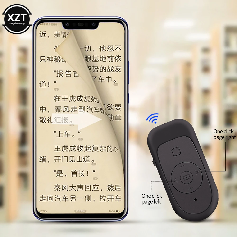 Multifunctional Bluetooth-compatible Remote Control Celebrity Remote Photo For Take Pictures Video E-book Games For Ios Android