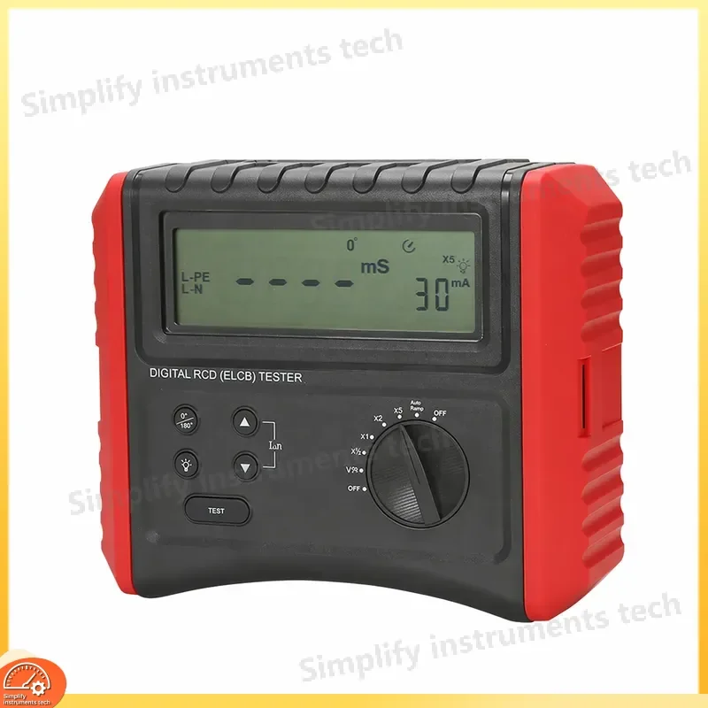 UT585 UT586 Digital RCD Tester Leakage Current Voltage Detector Single Phase Circuit Breaker Tester Ground Fault Tester