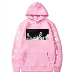 Japão anime temporada ataque em titã levi ackerman impressão com capuz das mulheres dos homens confortáveis hoodies na moda moletom harajuku pulôver 10 principais vendas levi ackerman moletom - №7