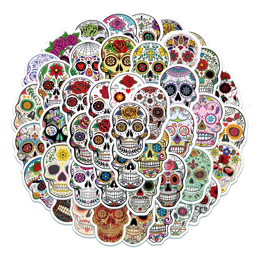 50PCS Creative Skul…