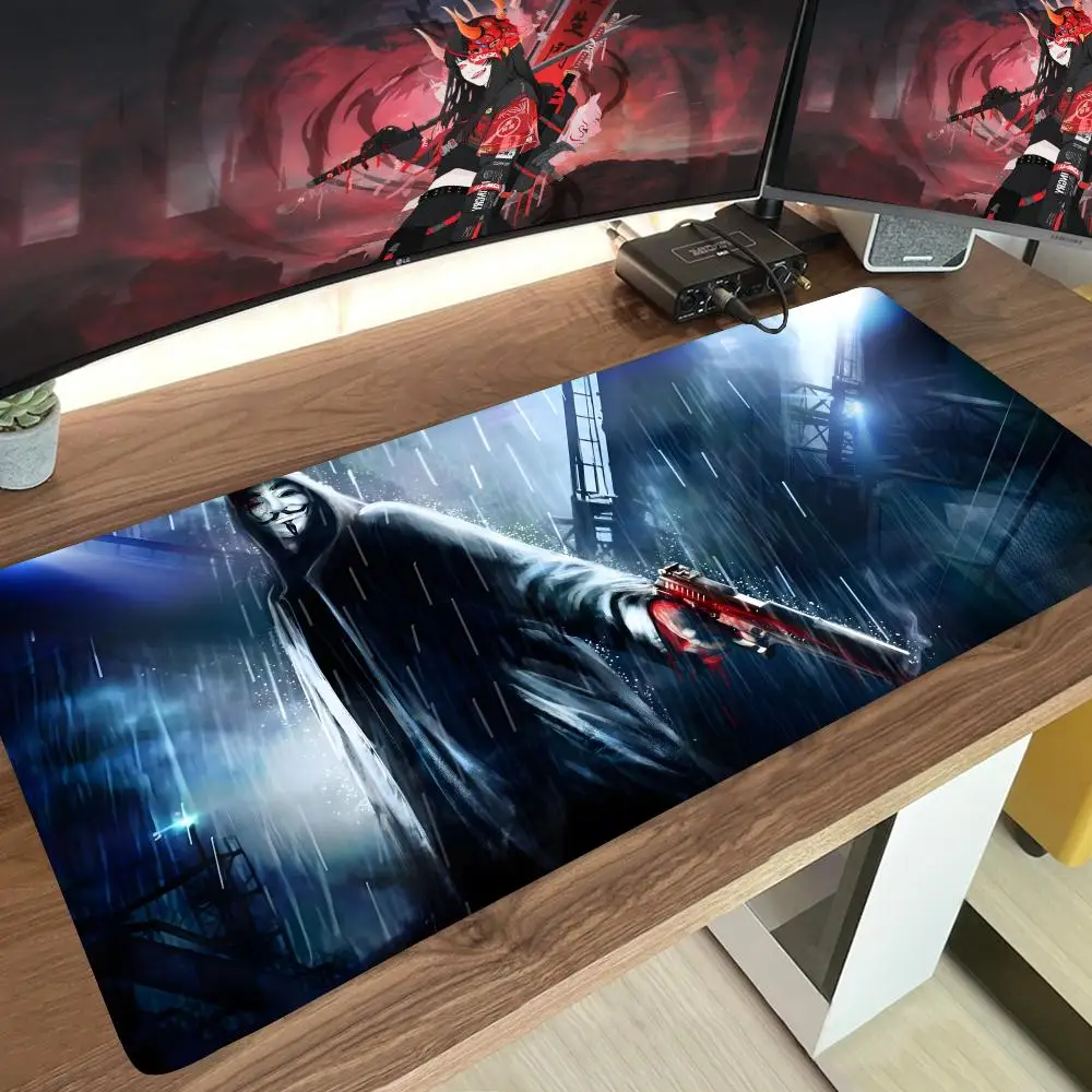 Assassin player V-V Fors Vendettas  Mouse Pad E-Sports Game Rubber Mouse Pad CSGO Computer Keyboard Desk Pad FPS Chicken Exclusi