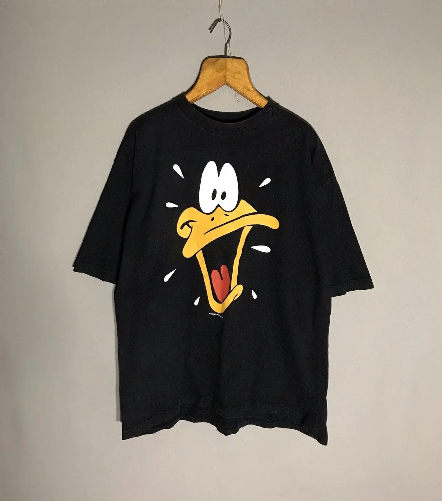 DAFFY DUCK Warner Bros Vintage 1989 T-shirt sz XL