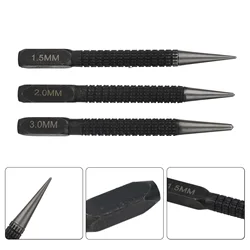 1pc 1.5mm/2mm/3mm Alloy Steel Center Punch Set Non Center Punch For Alloy Steel Metal Wood Marking Drilling Tool Center Punches