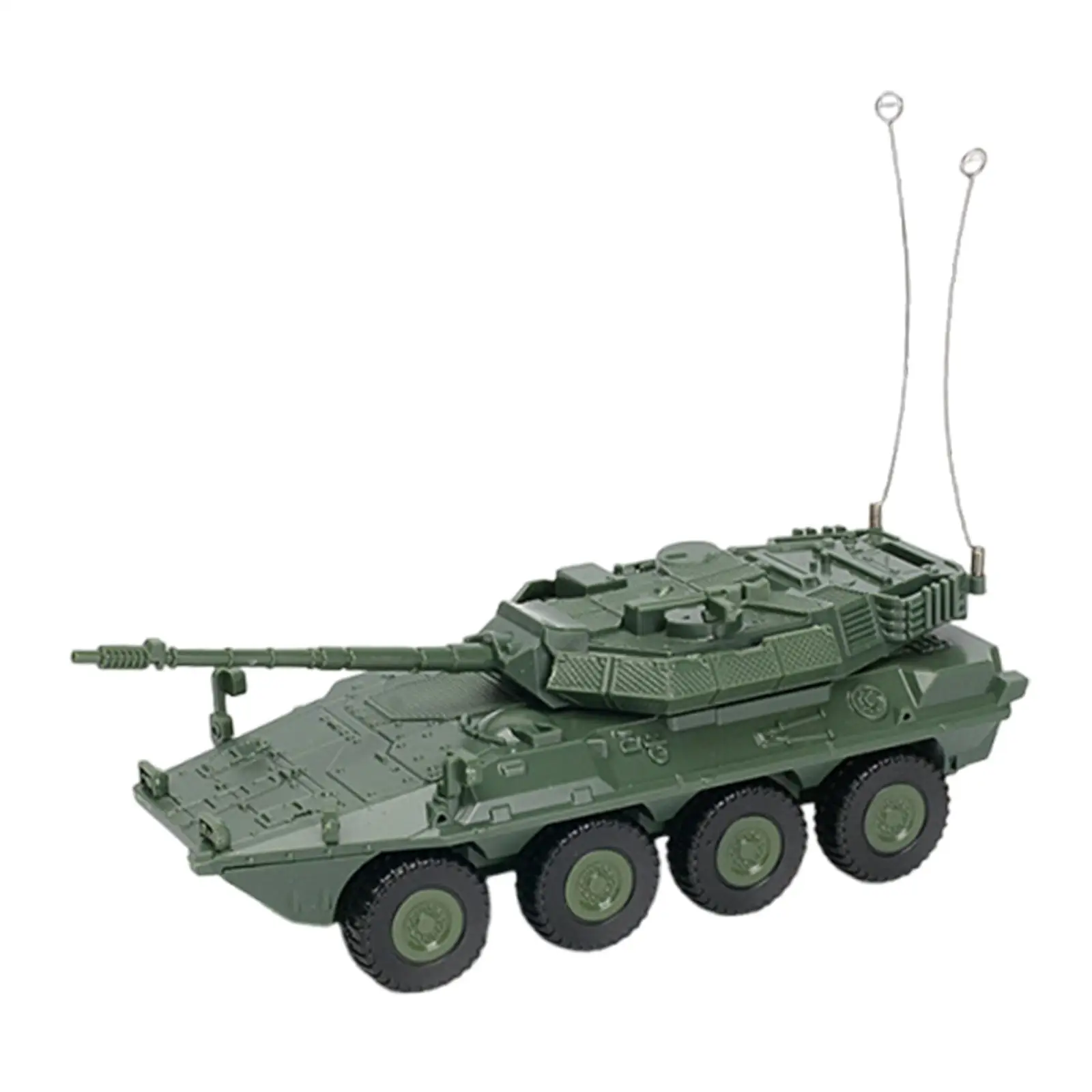 Tank Model Building Kit for Adults Children Ornament Miniature Educational Toys Layout Props DIY Assembly Puzzles 1/72 Scale