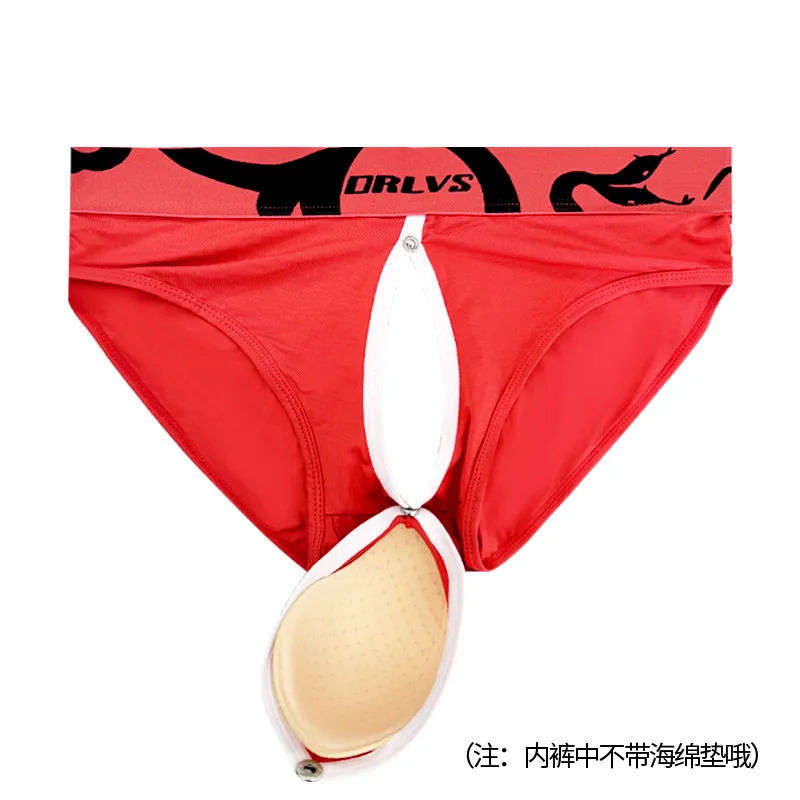 2025 slip da uomo con tasca rimovibile a vita bassa modale aderente comodo e traspirante OR6215