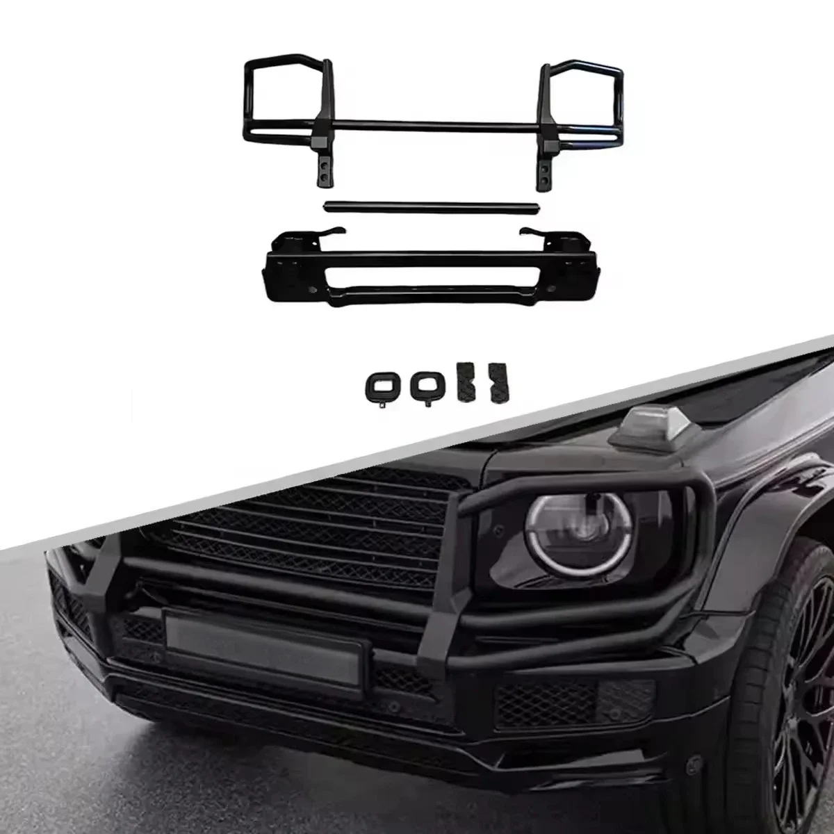 

Car Body Parts BRS Style Auto Front Bumper Guard for BENZ W463 2019-2022